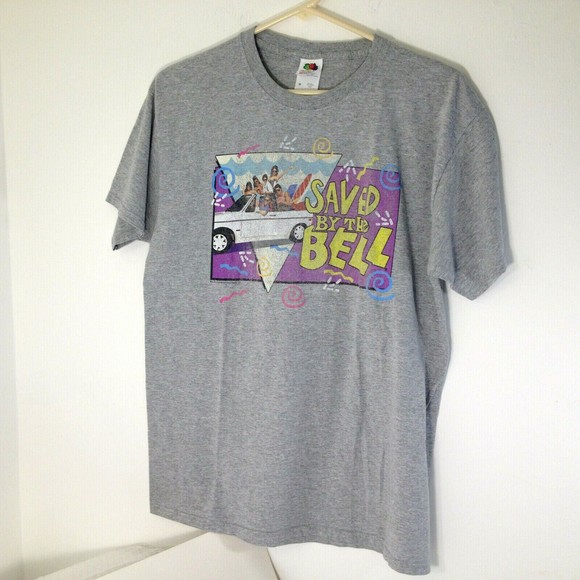 Saved By The Bell T-Shirt Size Med Fruit of the Loom - Picture 2 of 9